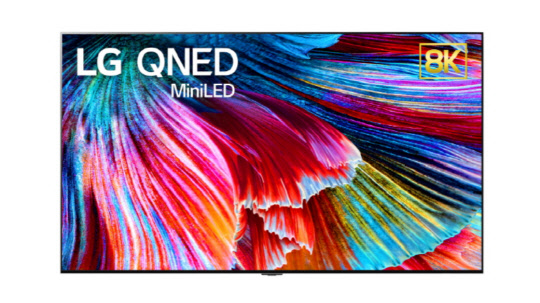 LG전자가 내년 1월 열리는 세계 최대 IT·가전 전시회 CES 2021에서 공개하는 QNED TV 제품 사진. <LG전자 제공>